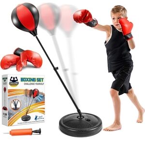 Punching Bag for Kids, Kids Boxing Bag with Stand, 3 - 10 Years Old